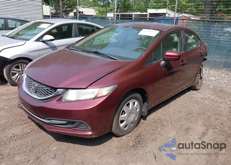 2015 Honda Civic Lx из США, поврежденный, VIN 19XFB2F58FE049093